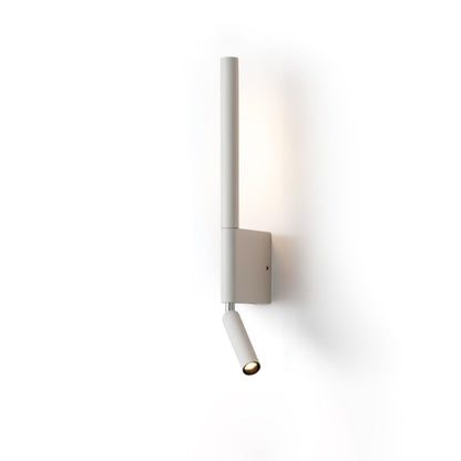 Canut LED Wall Light Dia 2.4″ x H 16.9″ / Dia 6cm x H 43cm / White / Warm Light Wall lamp