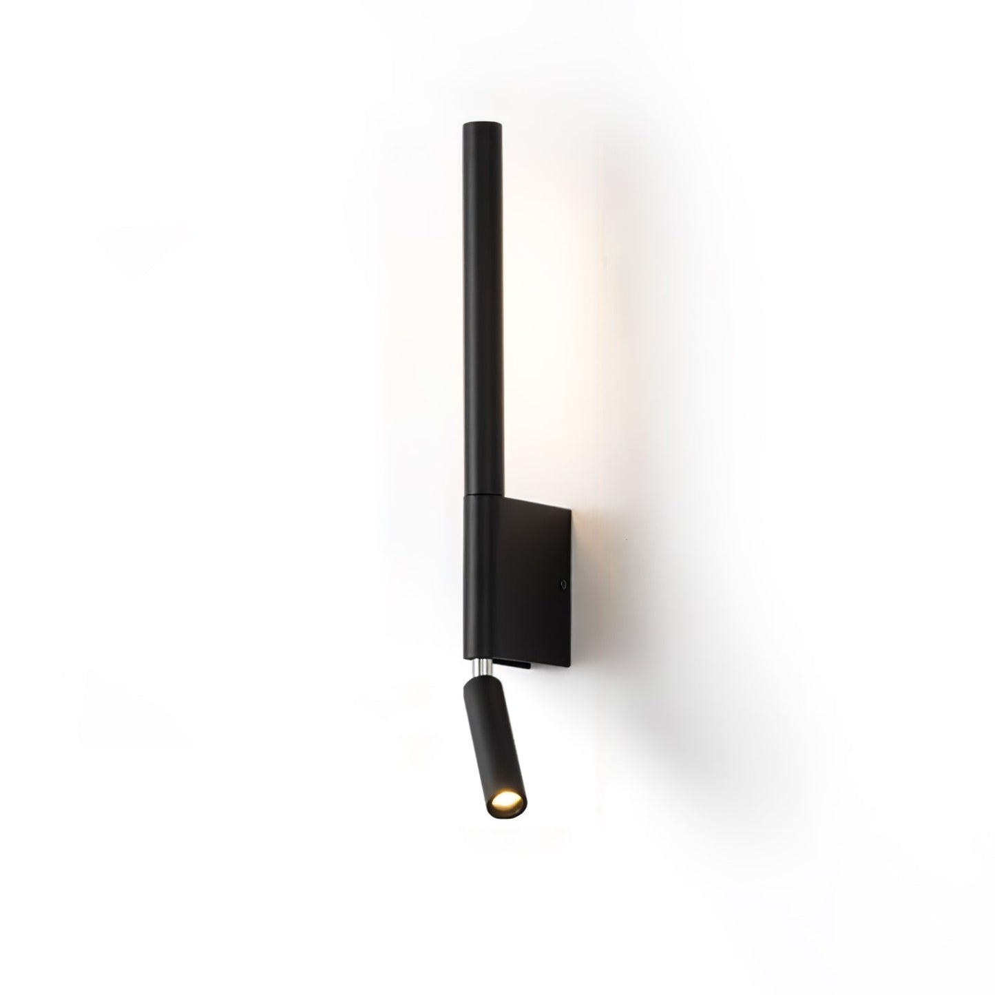 Canut LED Wall Light Dia 2.4″ x H 16.9″ / Dia 6cm x H 43cm / Black / Warm Light Wall lamp