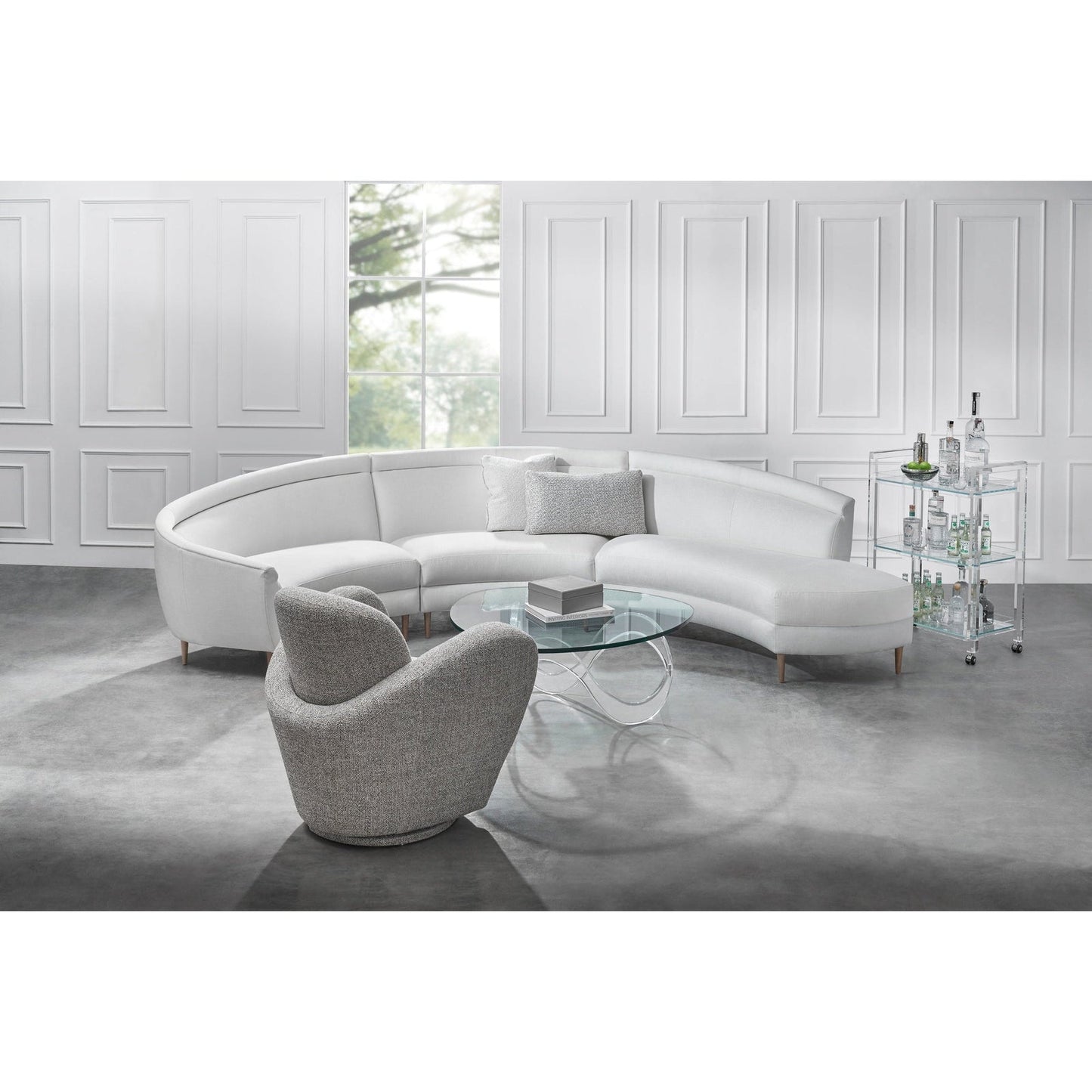 Interlude Capri Chaise Sectional