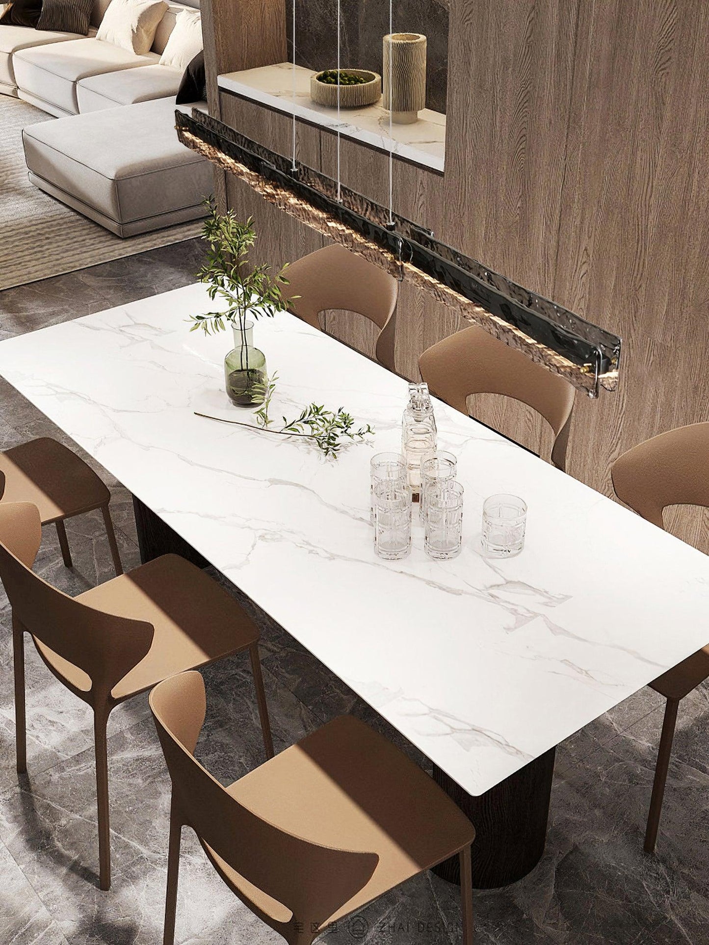 Capuccio LED Linear Pendant Lamp Pendant light