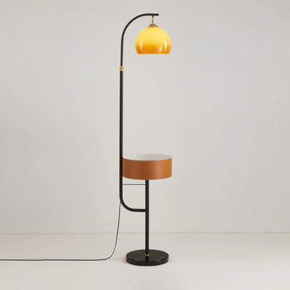 Caramel Arch Floor Lamp Dia 13.4″ x H 66.9″ / Dia 34cm x H 170cm / Caramel & Black / US Plug Floor lamp
