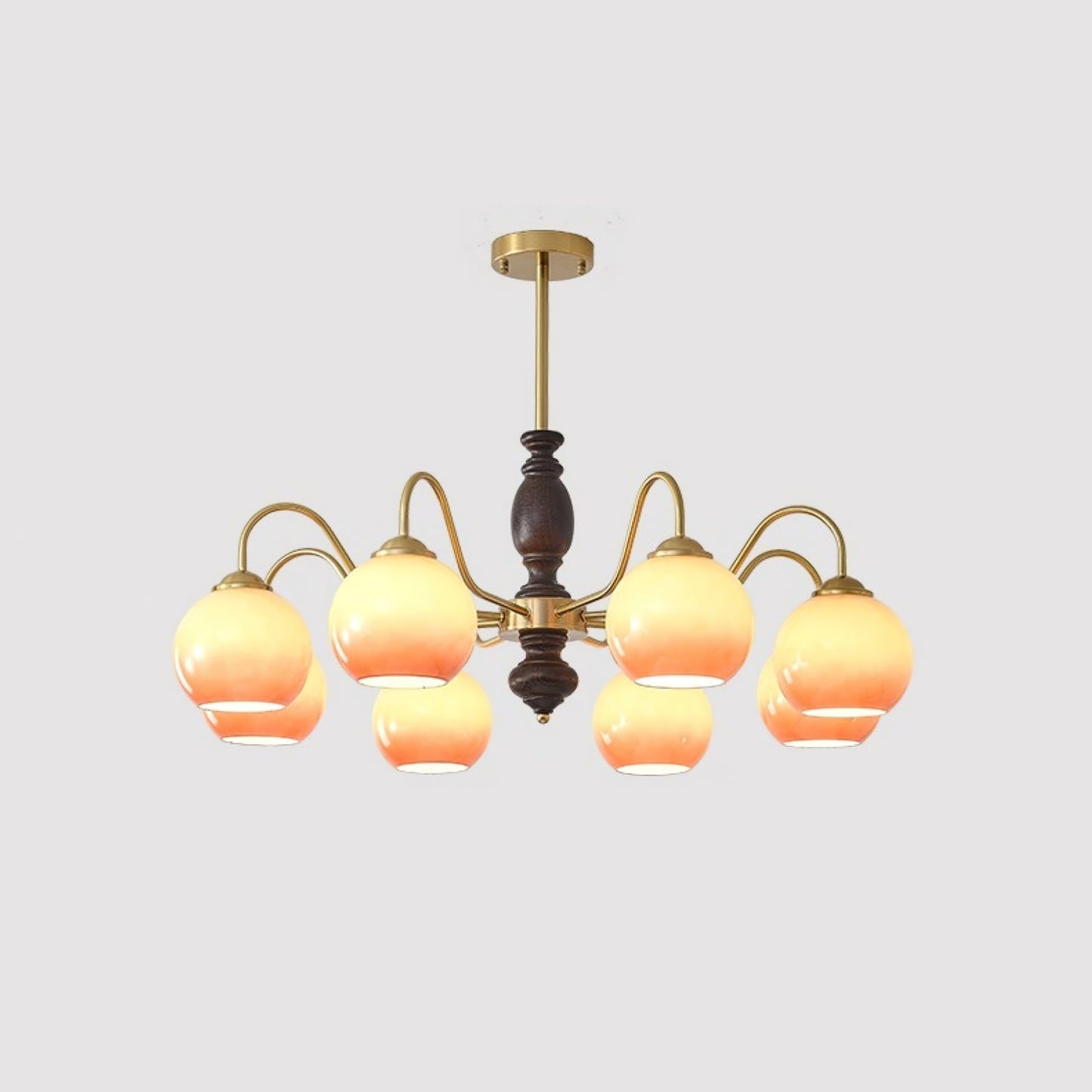 Caramel Orb Chandelier Chandelier