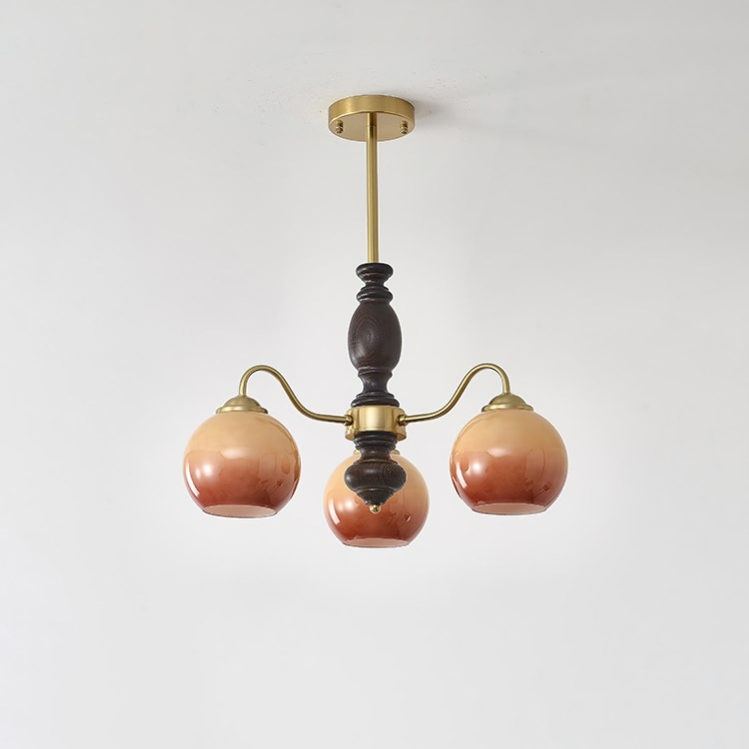 Caramel Orb Chandelier Chandelier