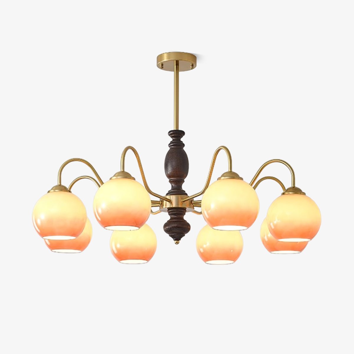 Caramel Orb Chandelier Chandelier