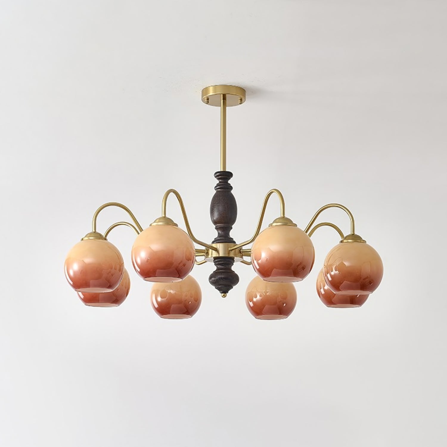 Caramel Orb Chandelier Chandelier