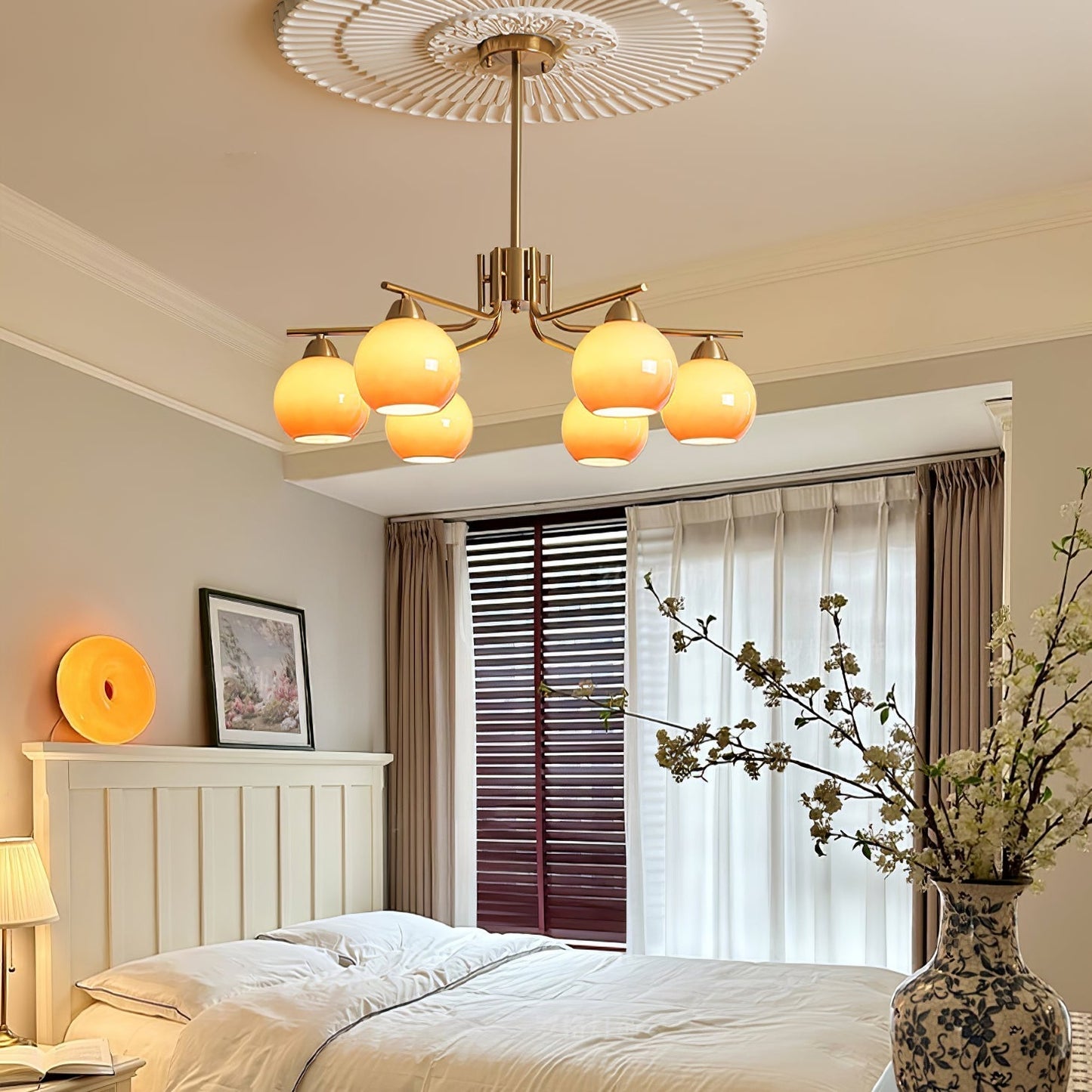 Caramel Sphere Chandelier Chandelier