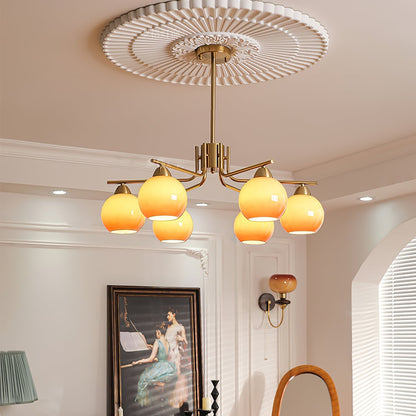 Caramel Sphere Chandelier Chandelier