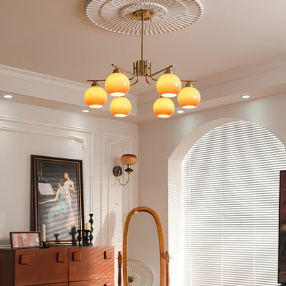 Caramel Sphere Chandelier Chandelier