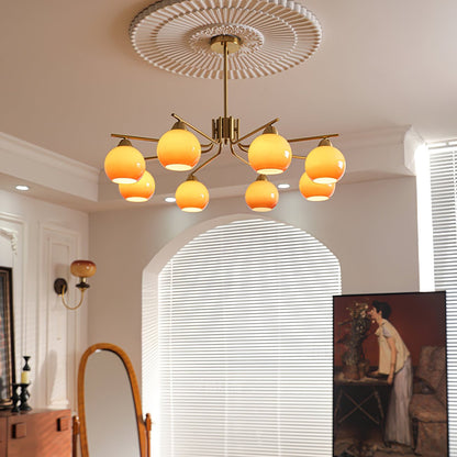 Caramel Sphere Chandelier Chandelier