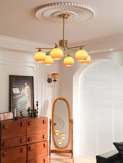 Caramel Sphere Chandelier Chandelier