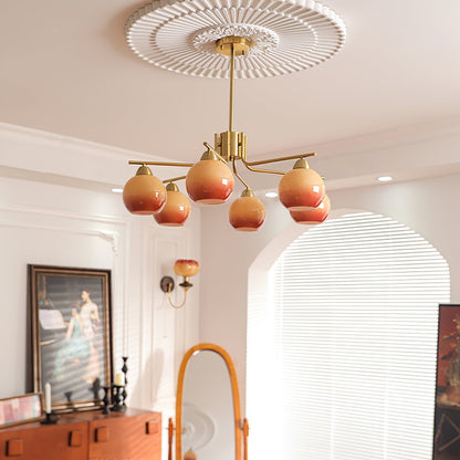 Caramel Sphere Chandelier Chandelier