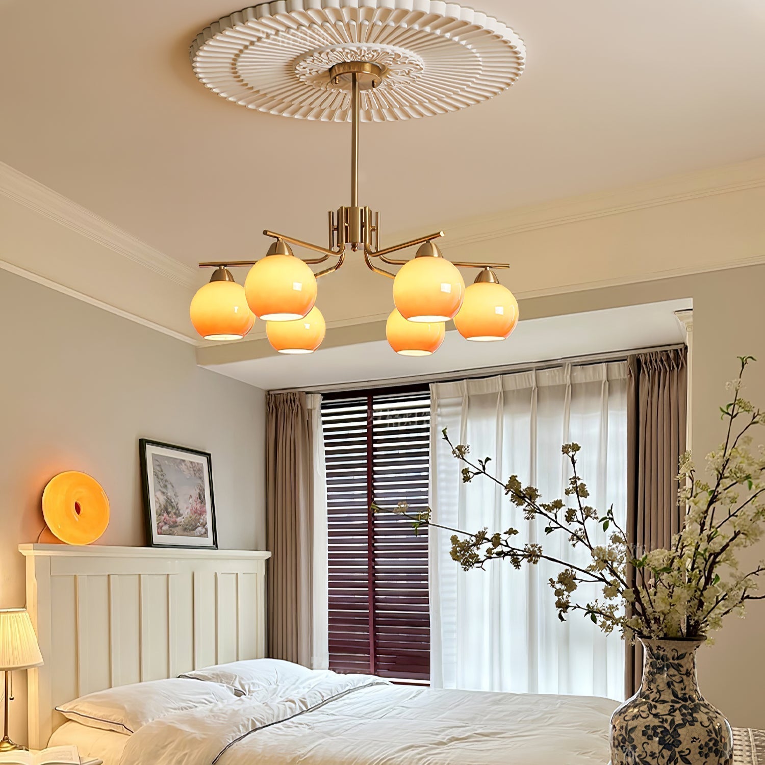 Caramel Sphere Chandelier Chandelier