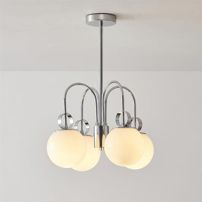 Carisa Collection Chandelier 4 heads ? 18.5″ x H 13″ / Dia 47cm x H 33cm / Chrome Chandelier