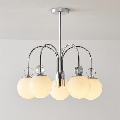 Carisa Collection Chandelier 5 heads ? 22.4″ x H 13″ / Dia 57cm x H 33cm / Chrome Chandelier