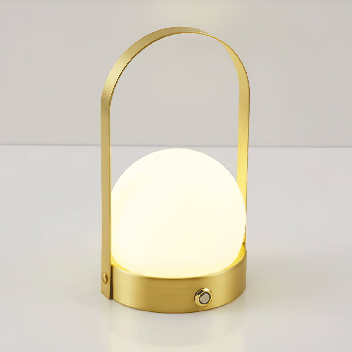 Carrie Built-in Battery Table Lamp ? 5.9″ x H 9.3″ / Dia 15cm x H 23.5cm / Gold / Three-Color Changing Light Table lamp
