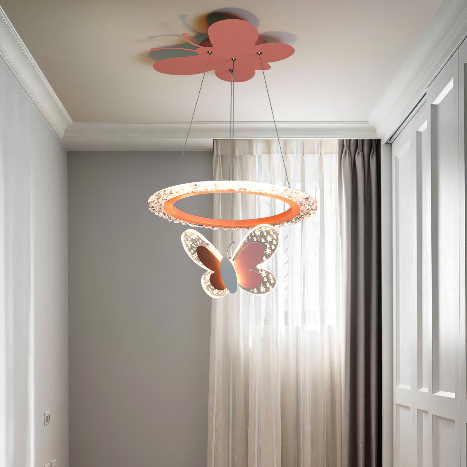 Cartoon Butterfly Acrylic Pendant Lamp Pendant light