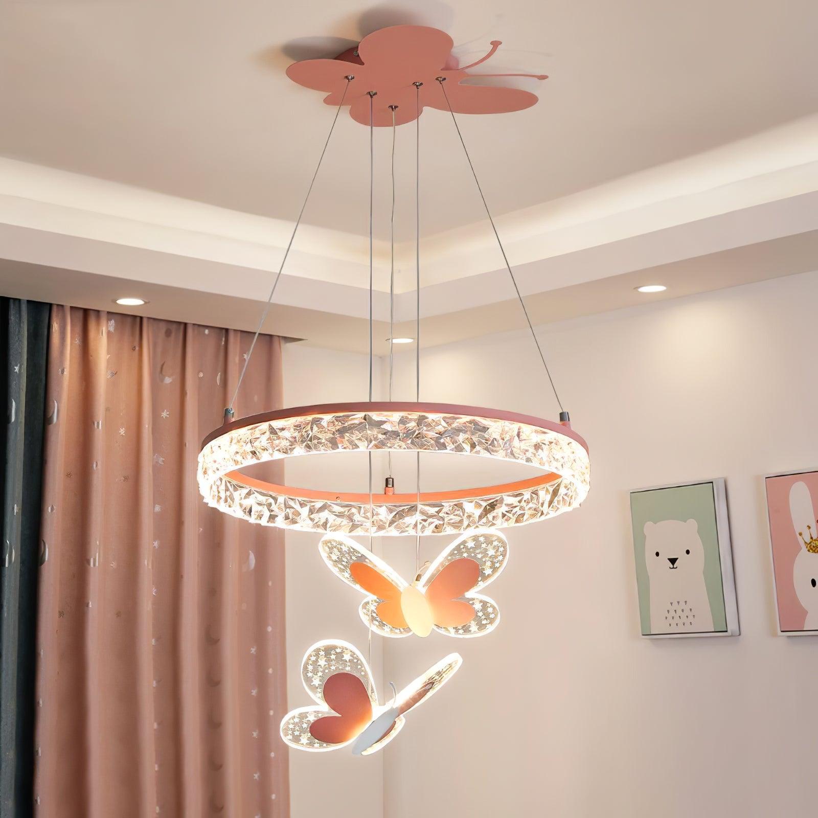 Cartoon Butterfly Acrylic Pendant Lamp Pendant light