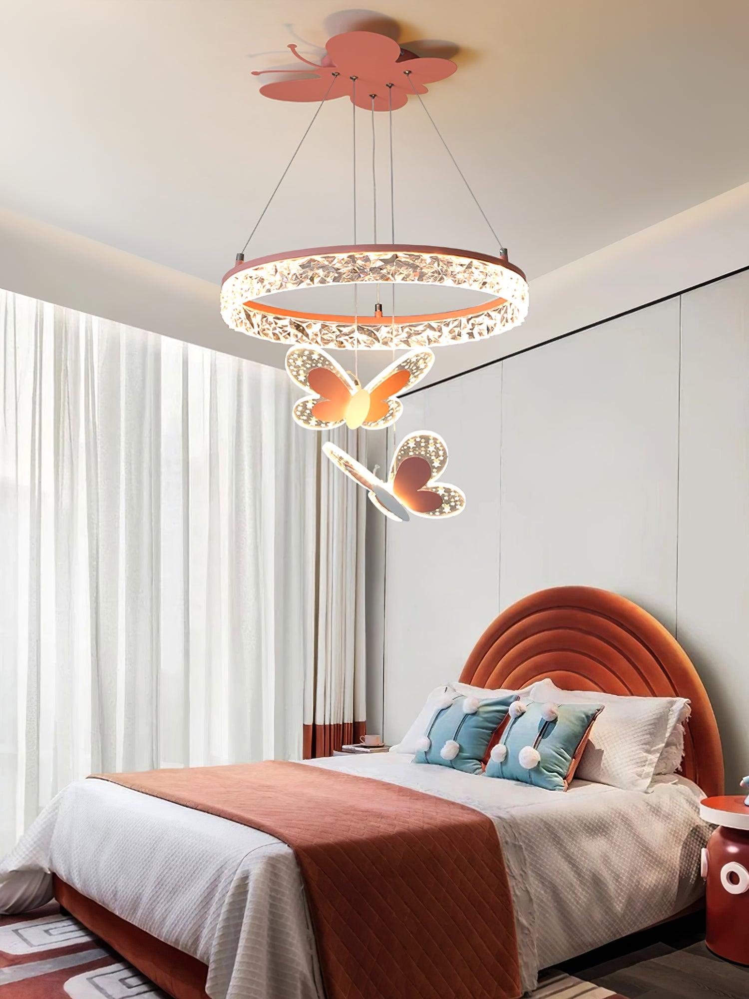 Cartoon Butterfly Acrylic Pendant Lamp Pendant light