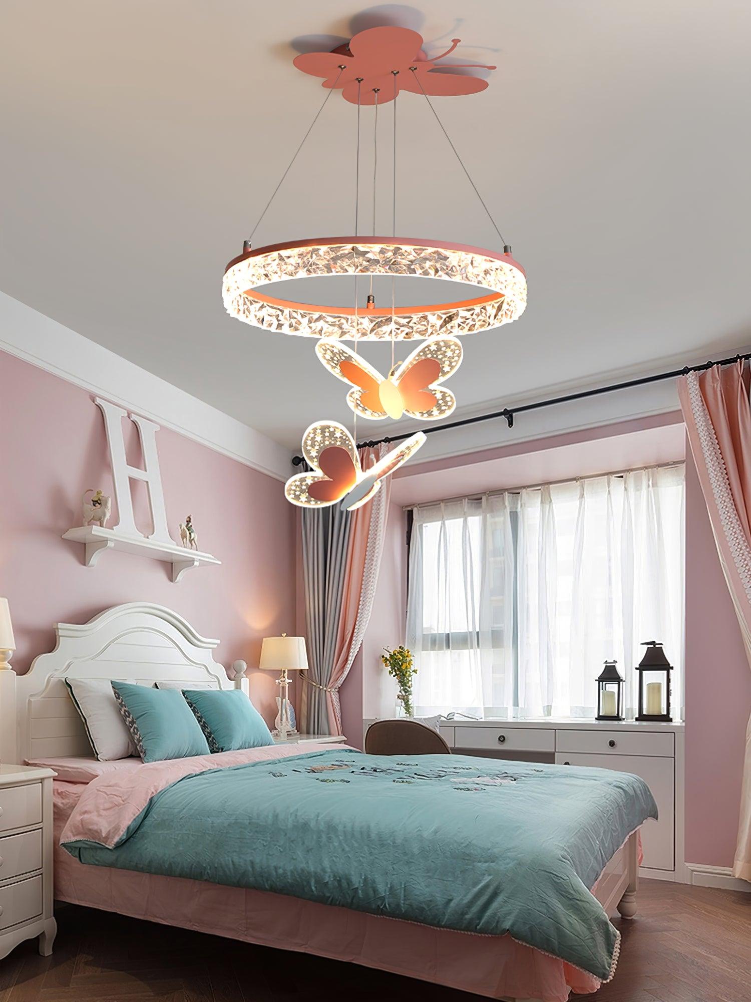 Cartoon Butterfly Acrylic Pendant Lamp Pendant light