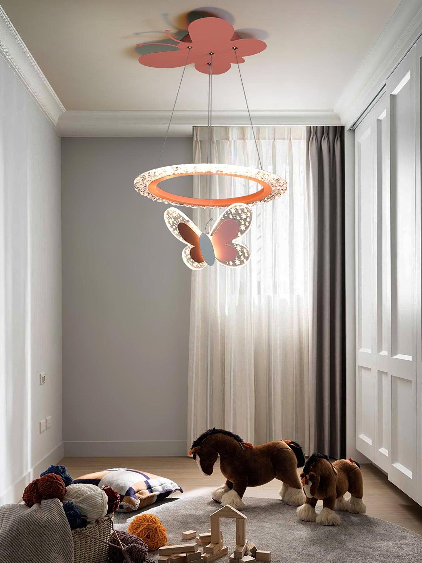 Cartoon Butterfly Acrylic Pendant Lamp Pendant light
