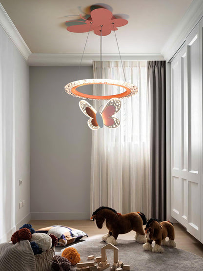 Cartoon Butterfly Acrylic Pendant Lamp Pendant light