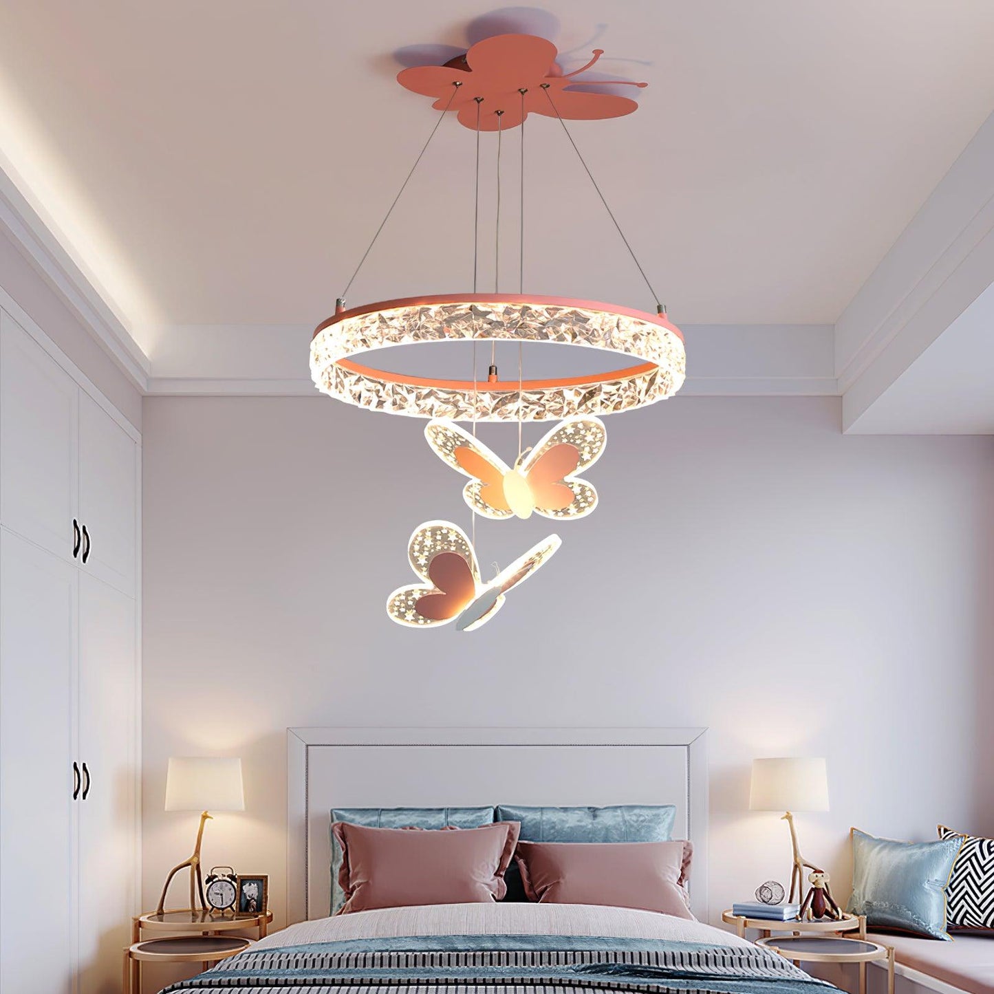 Cartoon Butterfly Acrylic Pendant Lamp Pendant light