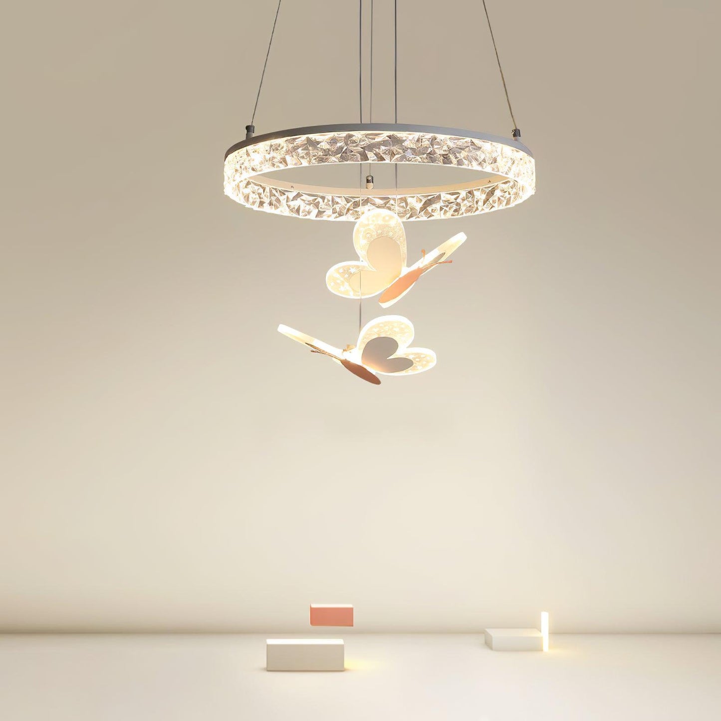 Cartoon Butterfly Acrylic Pendant Lamp Pendant light