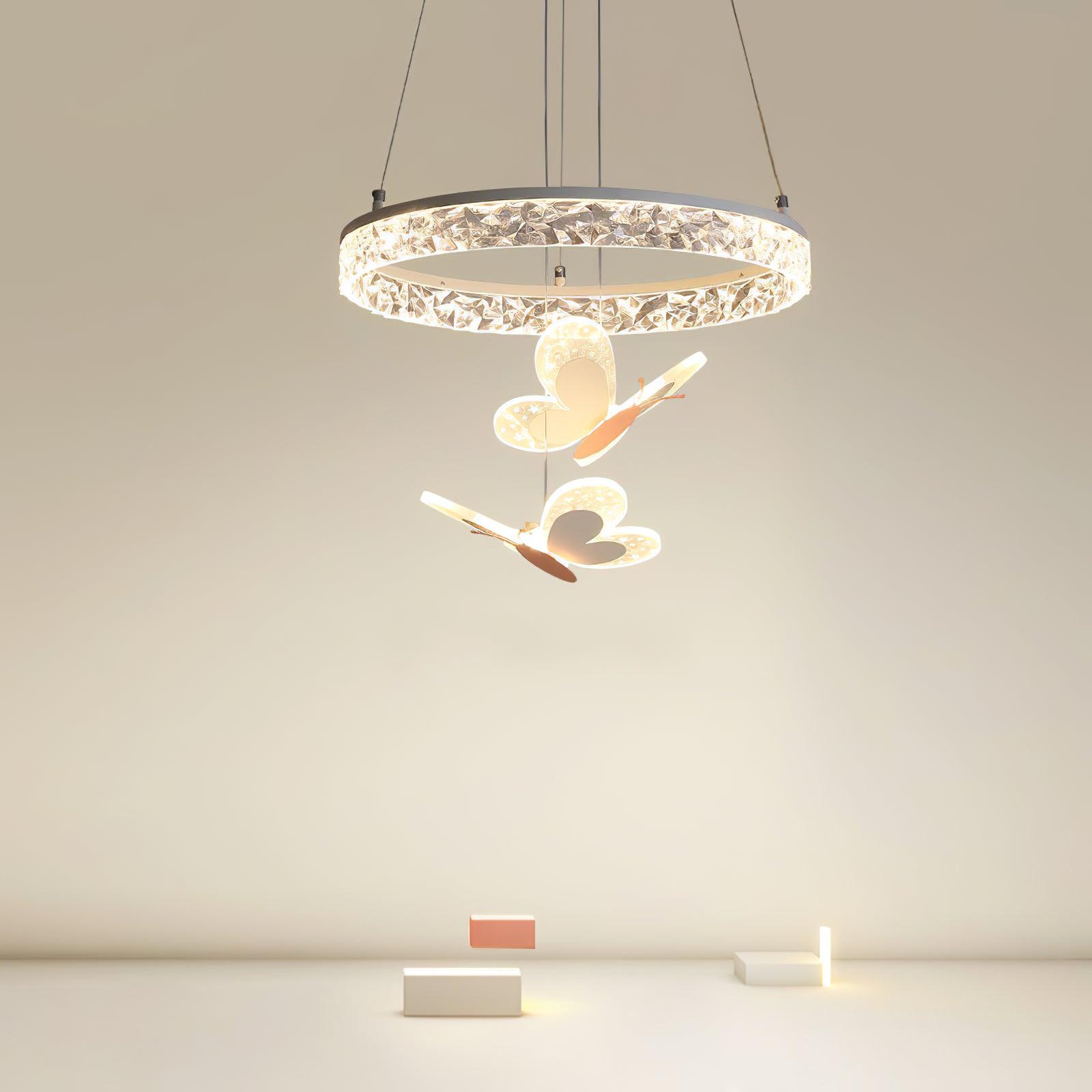Cartoon Butterfly Acrylic Pendant Lamp Pendant light