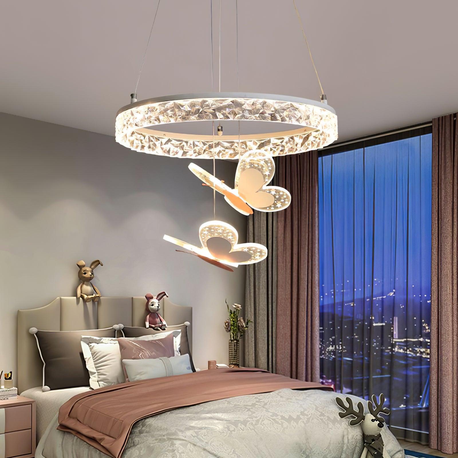 Cartoon Butterfly Acrylic Pendant Lamp Pendant light