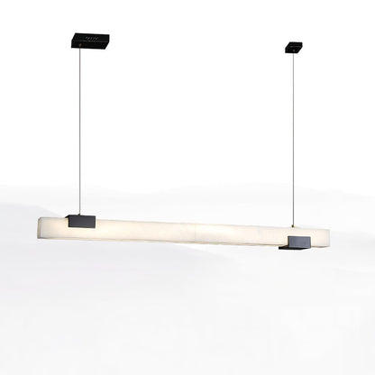 Cary Alabaster Pendant Light Dia 39.4″ x H 3.1″ / Dia 100cm x H 8cm / Black & White / Warm Light Pendant light