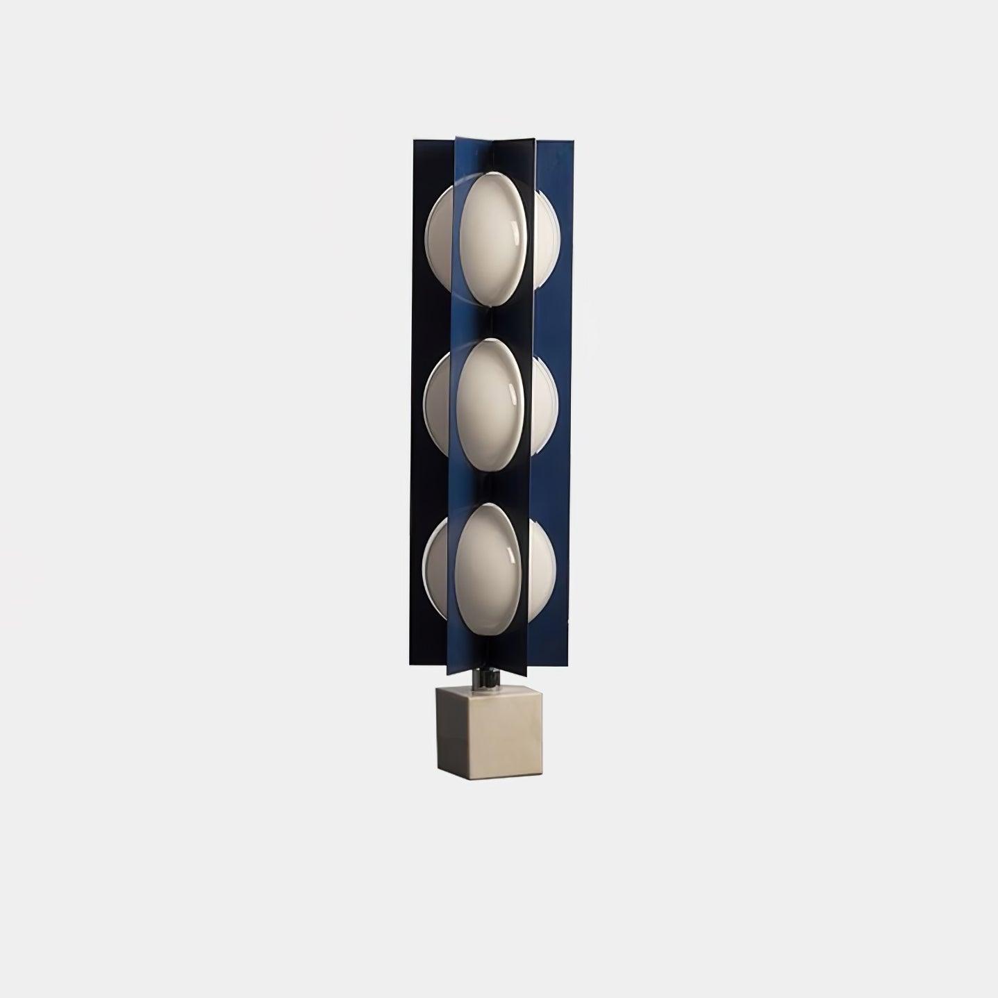 Cascade Tower Floor Lamp ? 9.8″ x H 34.6″ / Dia 25cm x H 88cm / Blue & White / US Plug Floor lamp