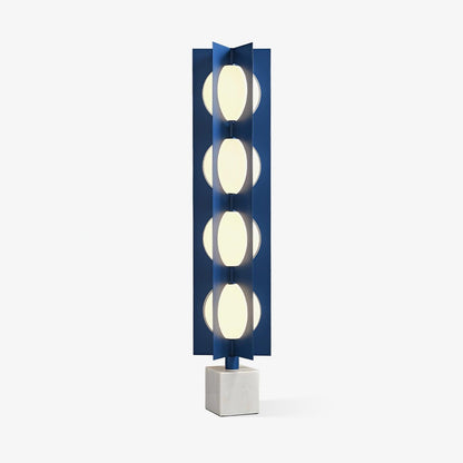 Cascade Tower Floor Lamp ? 11″ x H 51.2″ / Dia 28cm x H 130cm / Blue & White / US Plug Floor lamp