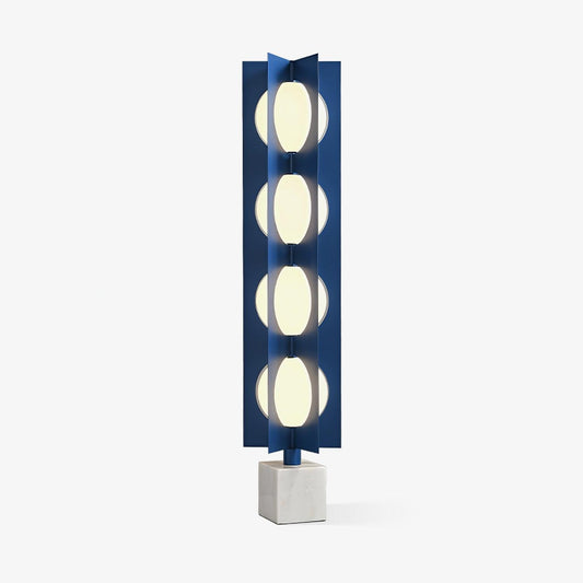 Cascade Tower Floor Lamp ? 11″ x H 51.2″ / Dia 28cm x H 130cm / Blue & White / US Plug Floor lamp
