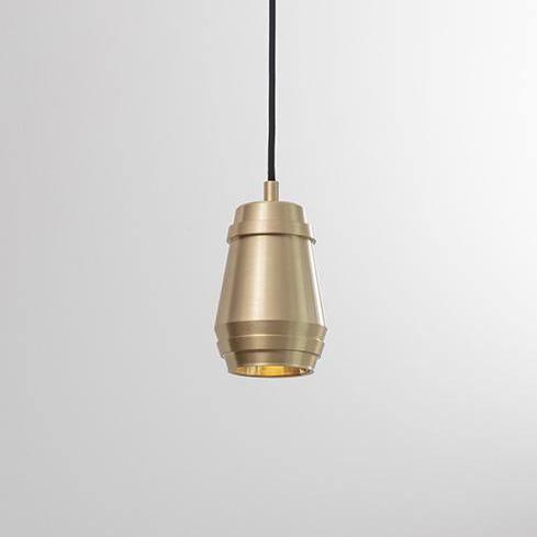 Cask Pendant Light Dia 3.9″ x H 5.9″ / Dia 10cm x H 15cm / Brushed Brass Pendant light