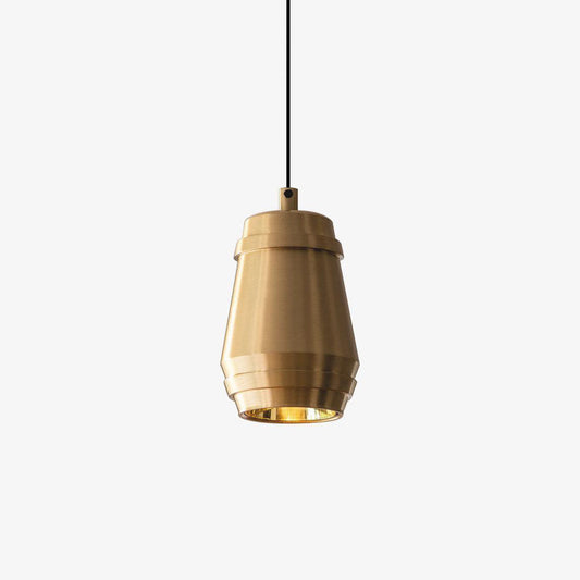 Cask Pendant Light ? 3.9″ x H 5.9″ / Dia 10cm x H 15cm / Brushed Brass Pendant light