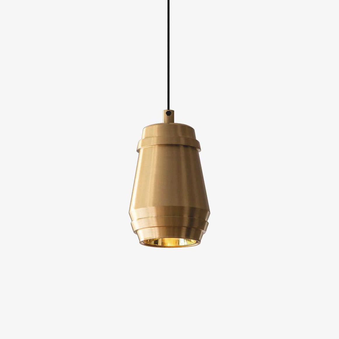 Cask Pendant Light Dia 3.9″ x H 5.9″ / Dia 10cm x H 15cm / Brushed Brass Pendant light