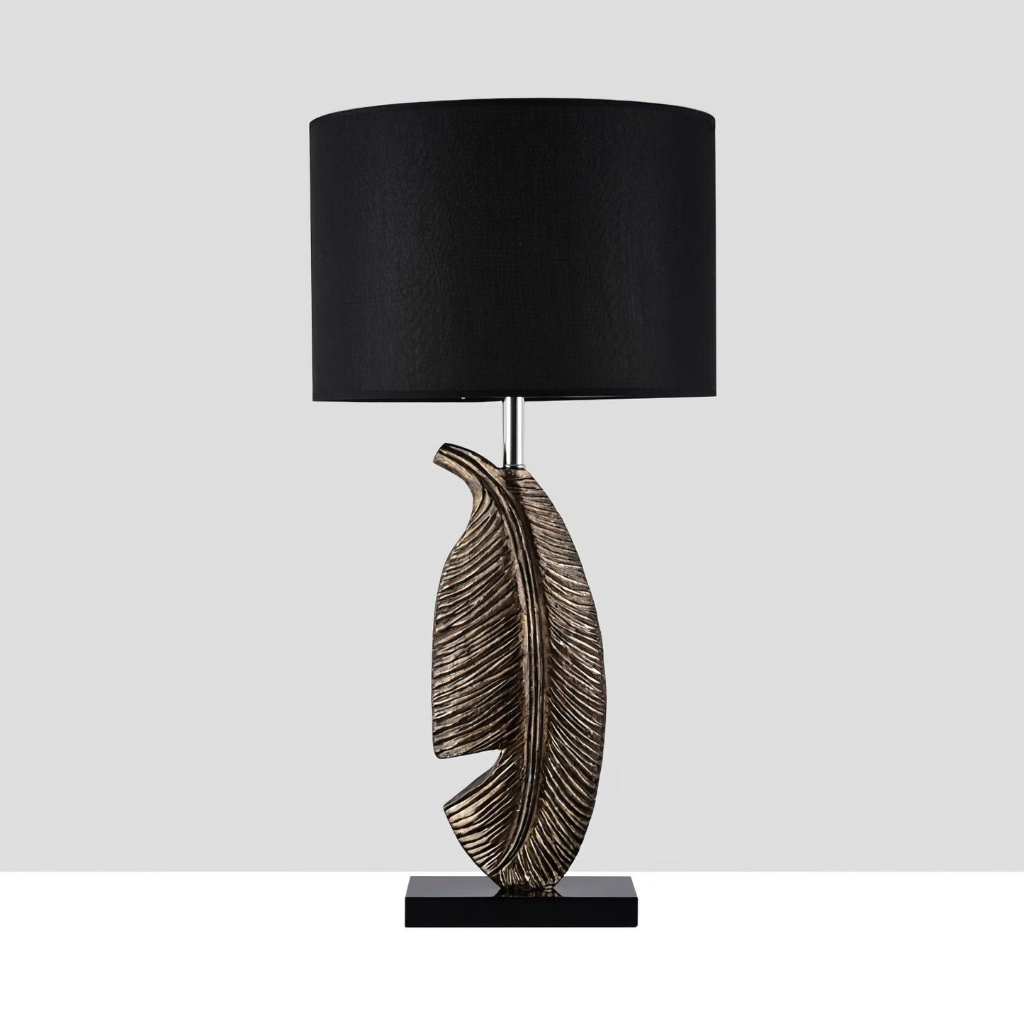Cayo Table Lamp Dia 14.1″ x H 25.5″ / Dia 36cm x H 65cm / Black + Gold / US plug Table lamp