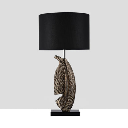 Cayo Table Lamp Dia 14.1″ x H 25.5″ / Dia 36cm x H 65cm / Black + Gold / US plug Table lamp