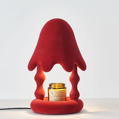 Cedar Table Lamp Dia 7.9″ x H 13.8″ / Dia 20cm x H 35cm / Red / US Plug Table lamp