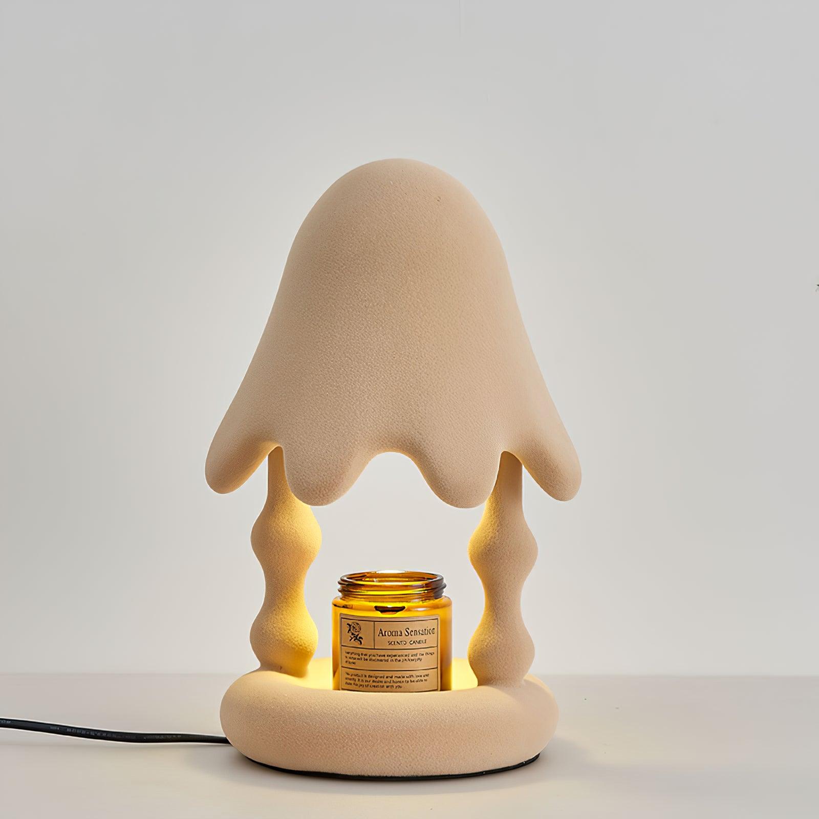 Cedar Table Lamp Dia 7.9″ x H 13.8″ / Dia 20cm x H 35cm / Beige / US Plug Table lamp