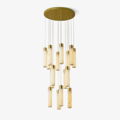 Celestial Alabaster Cascade Chandelier Chandelier