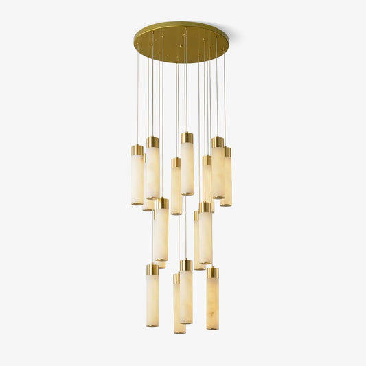 Celestial Alabaster Cascade Chandelier Chandelier