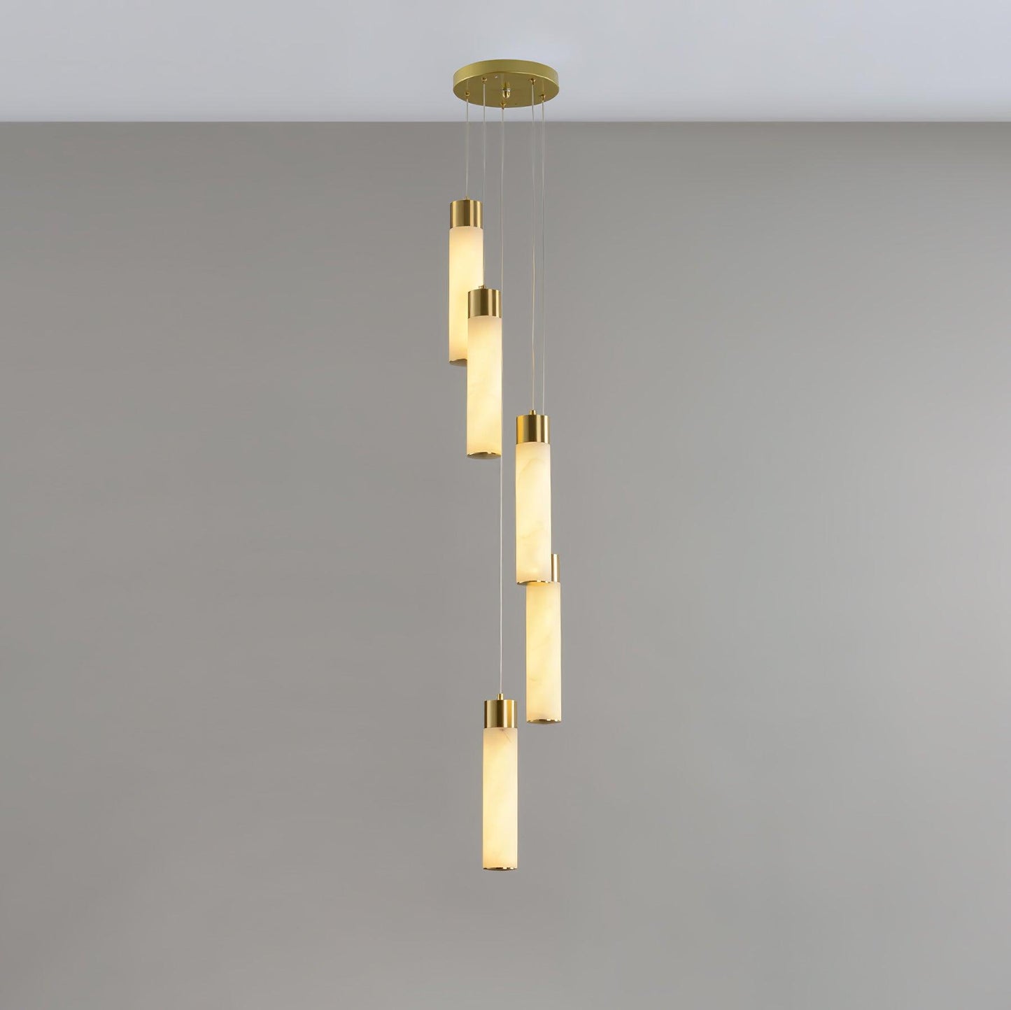 Celestial Alabaster Cascade Chandelier Chandelier