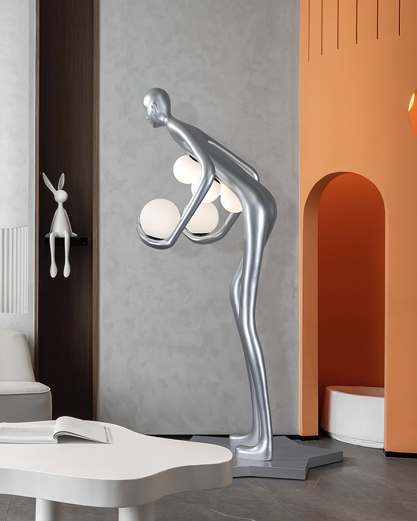 Celestial Guardian Sculpture Floor Lamp Floor lamp