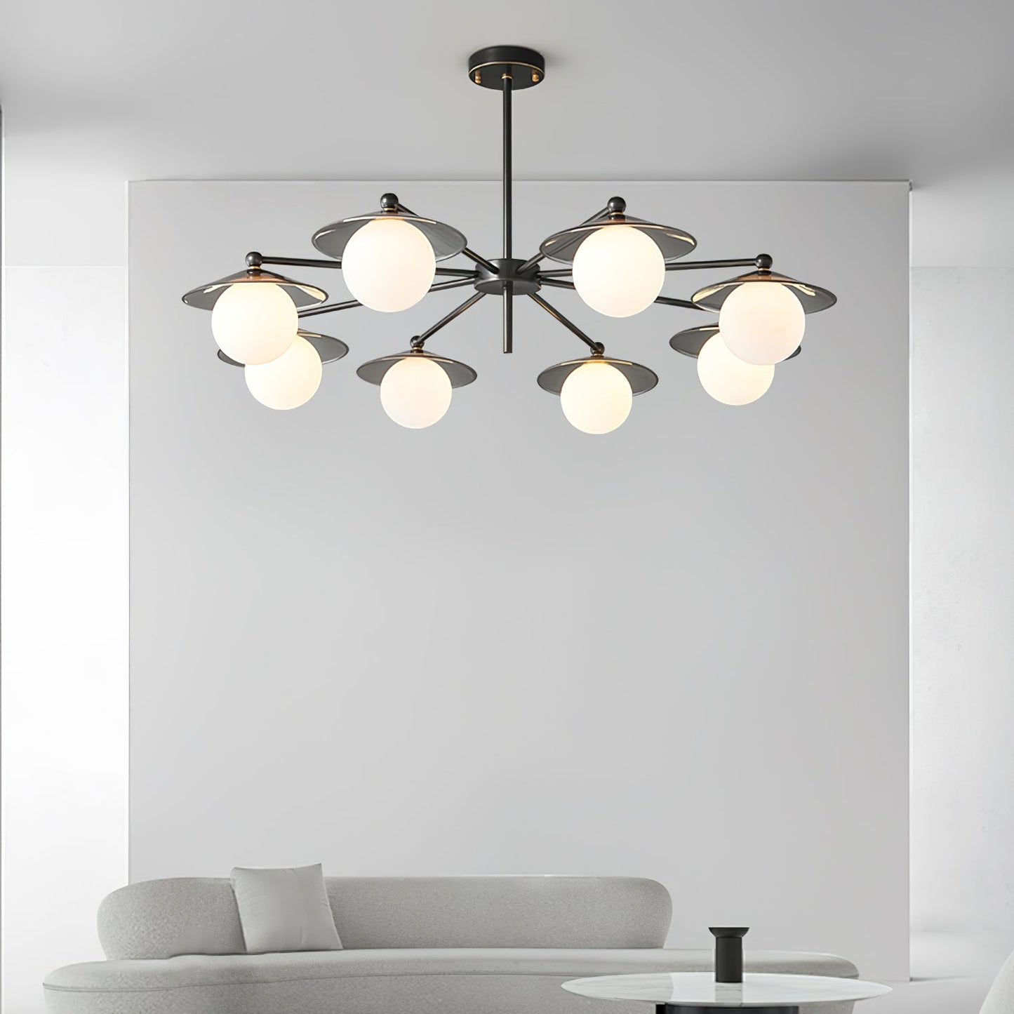 Celestial Saucer Chandelier Chandelier
