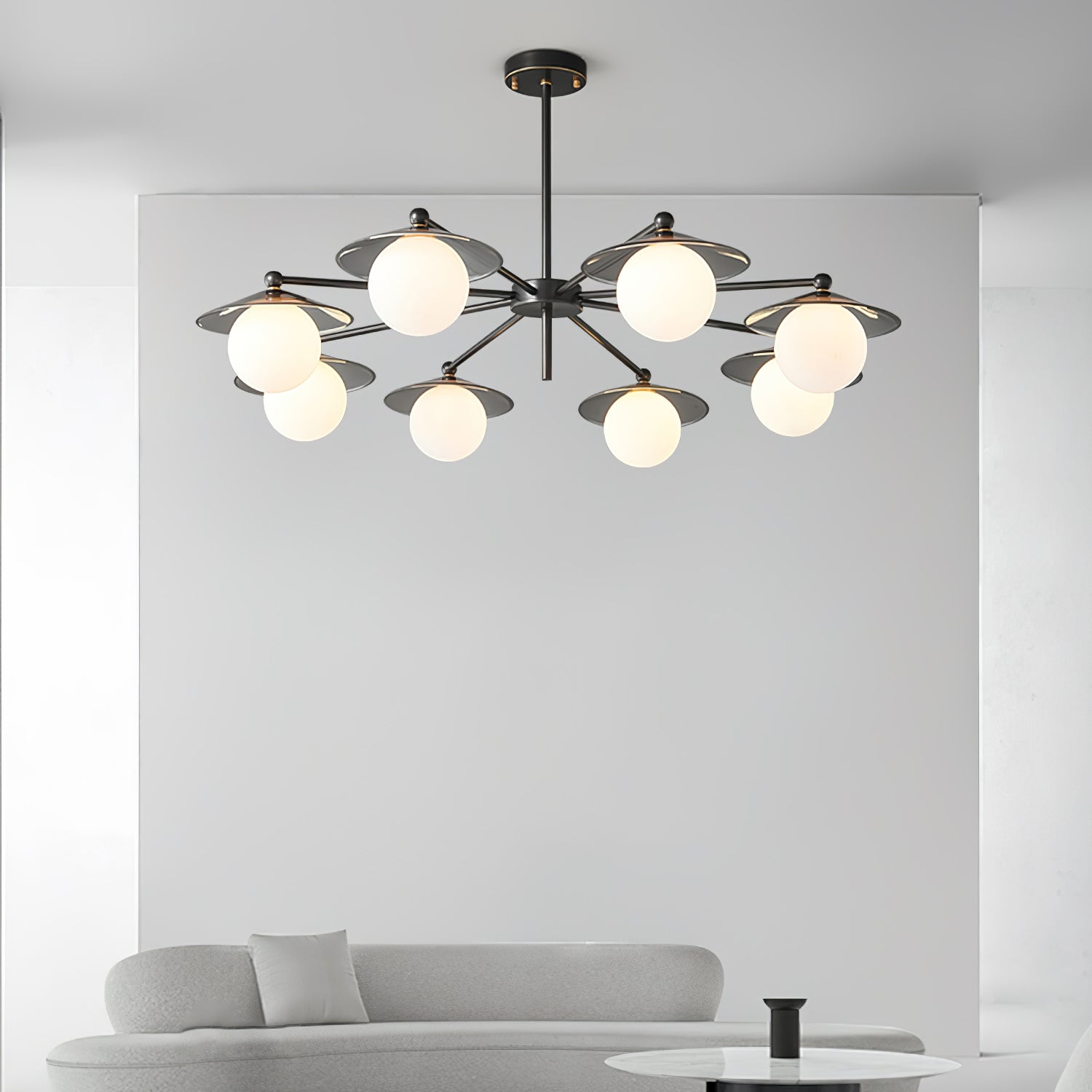 Celestial Saucer Chandelier Chandelier