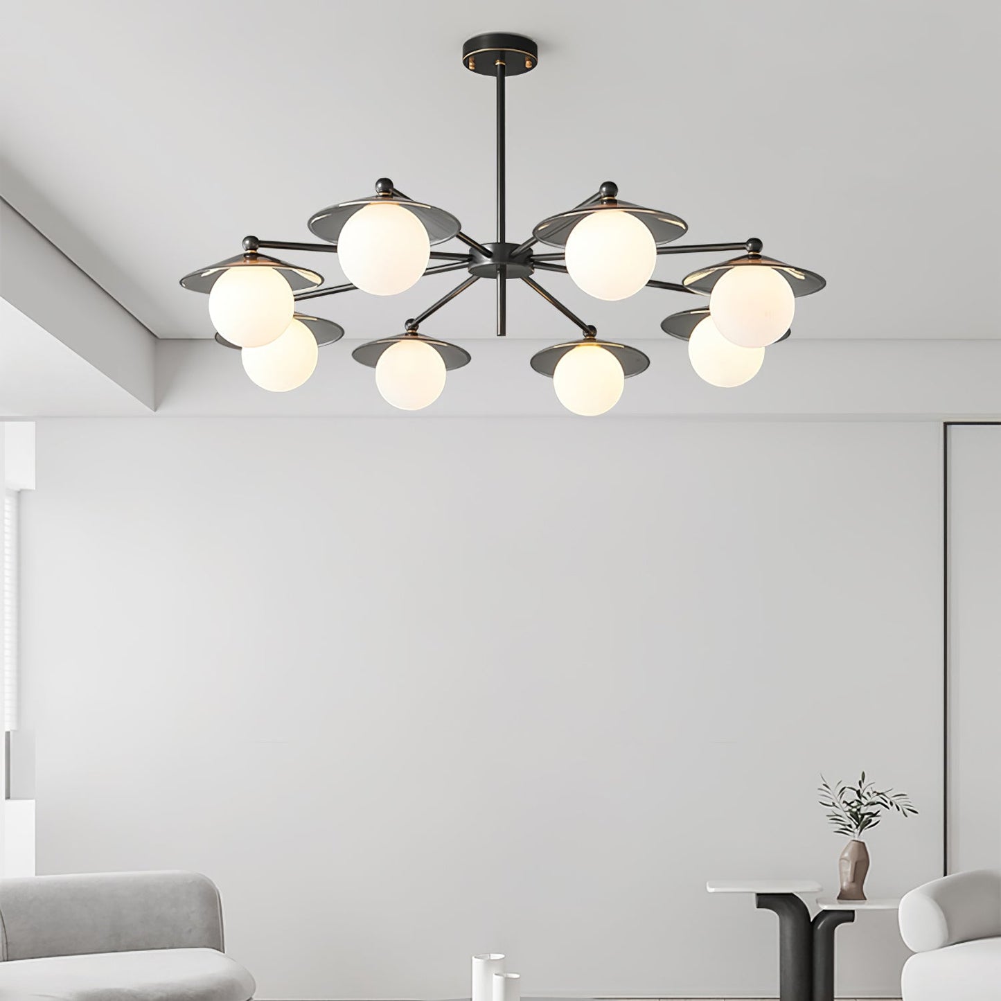 Celestial Saucer Chandelier Chandelier