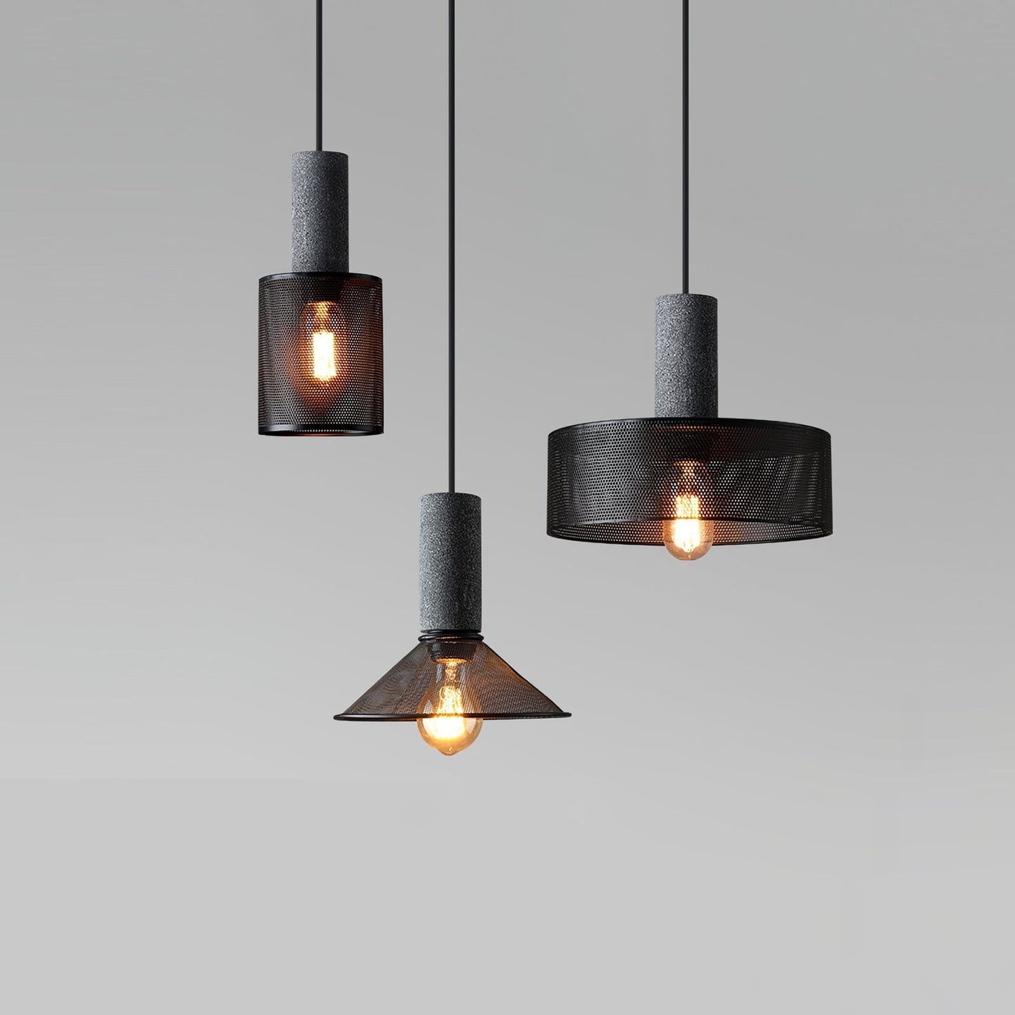 Cement Mesh Pendant Light pendant Lamp