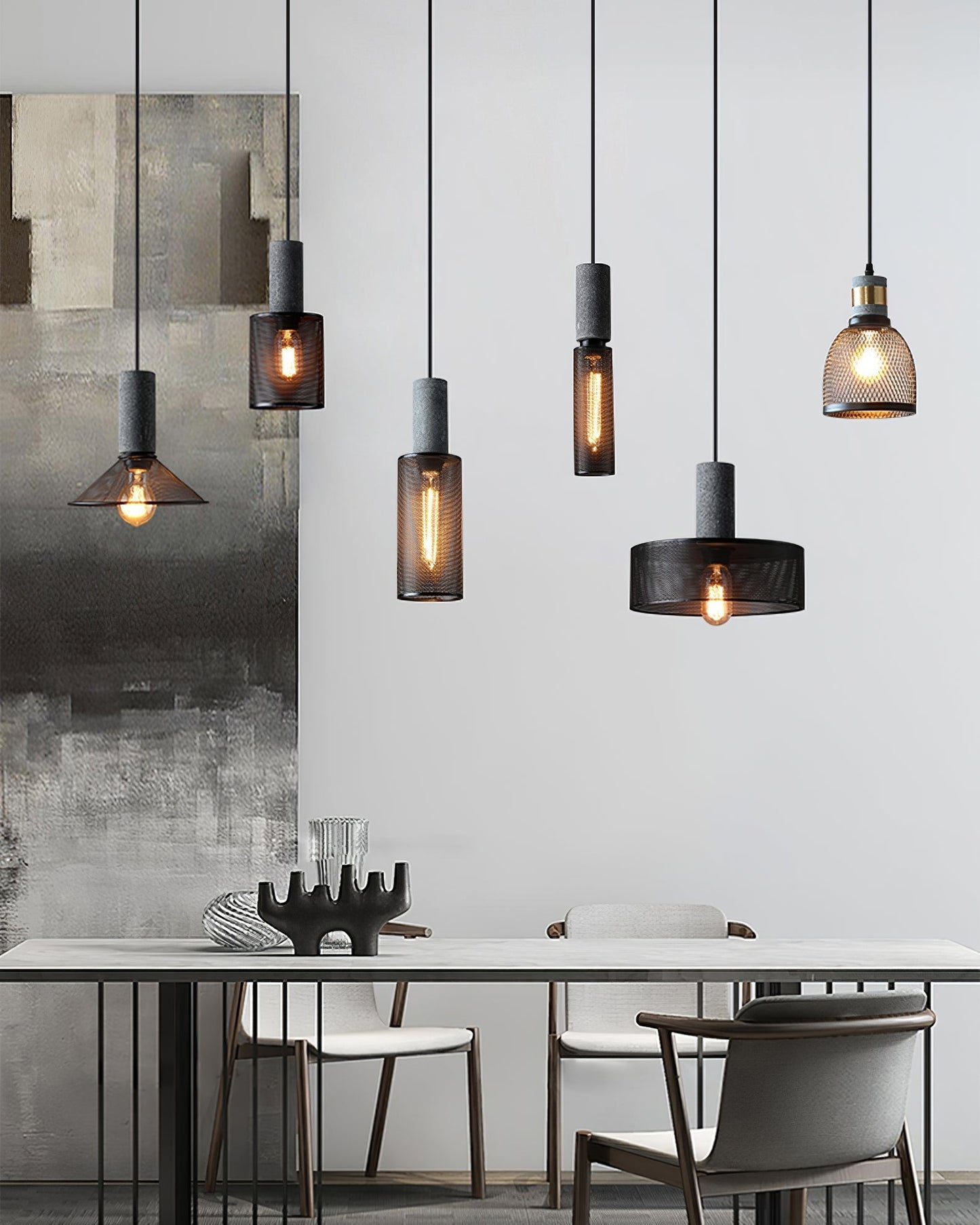 Cement Mesh Pendant Light pendant Lamp