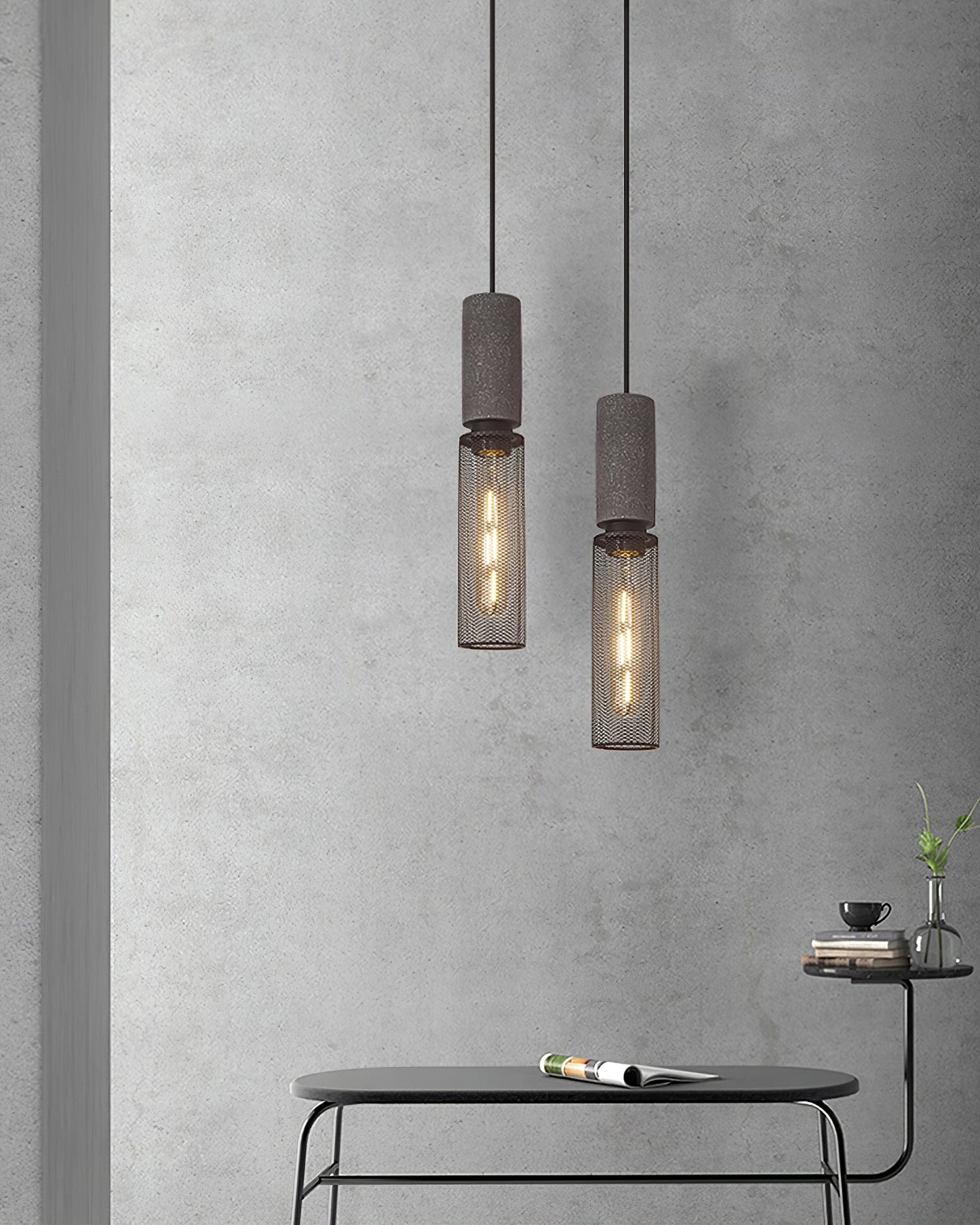 Cement Mesh Pendant Light pendant Lamp